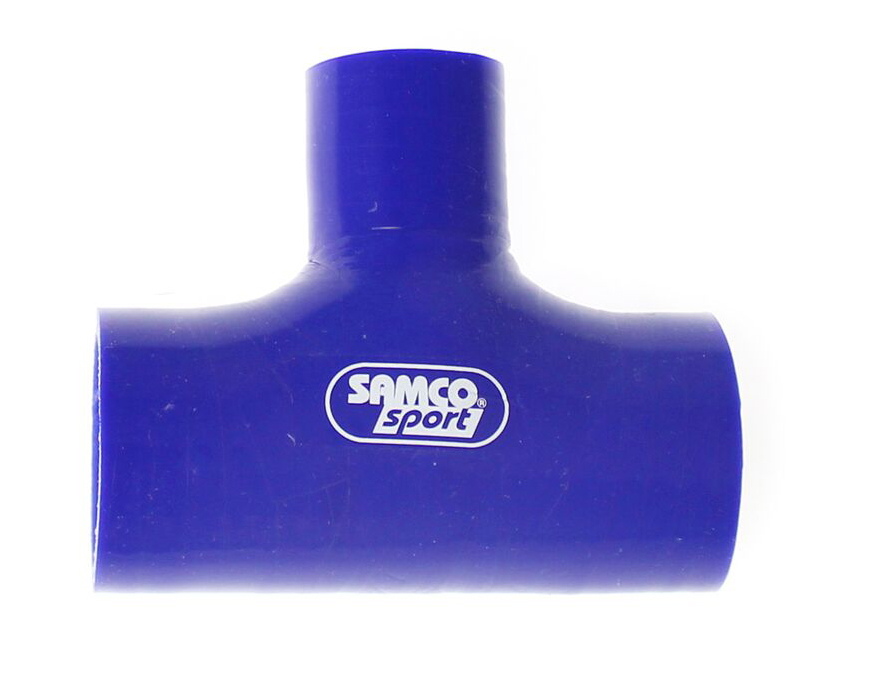 Samco T-Schlauchkupplung 51mm   Durchm. Abzweig 25mm blau