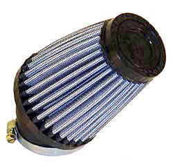 K&N Universalluftfilter, 43mm Flansch  Konische Rundform, 76x51 102lg