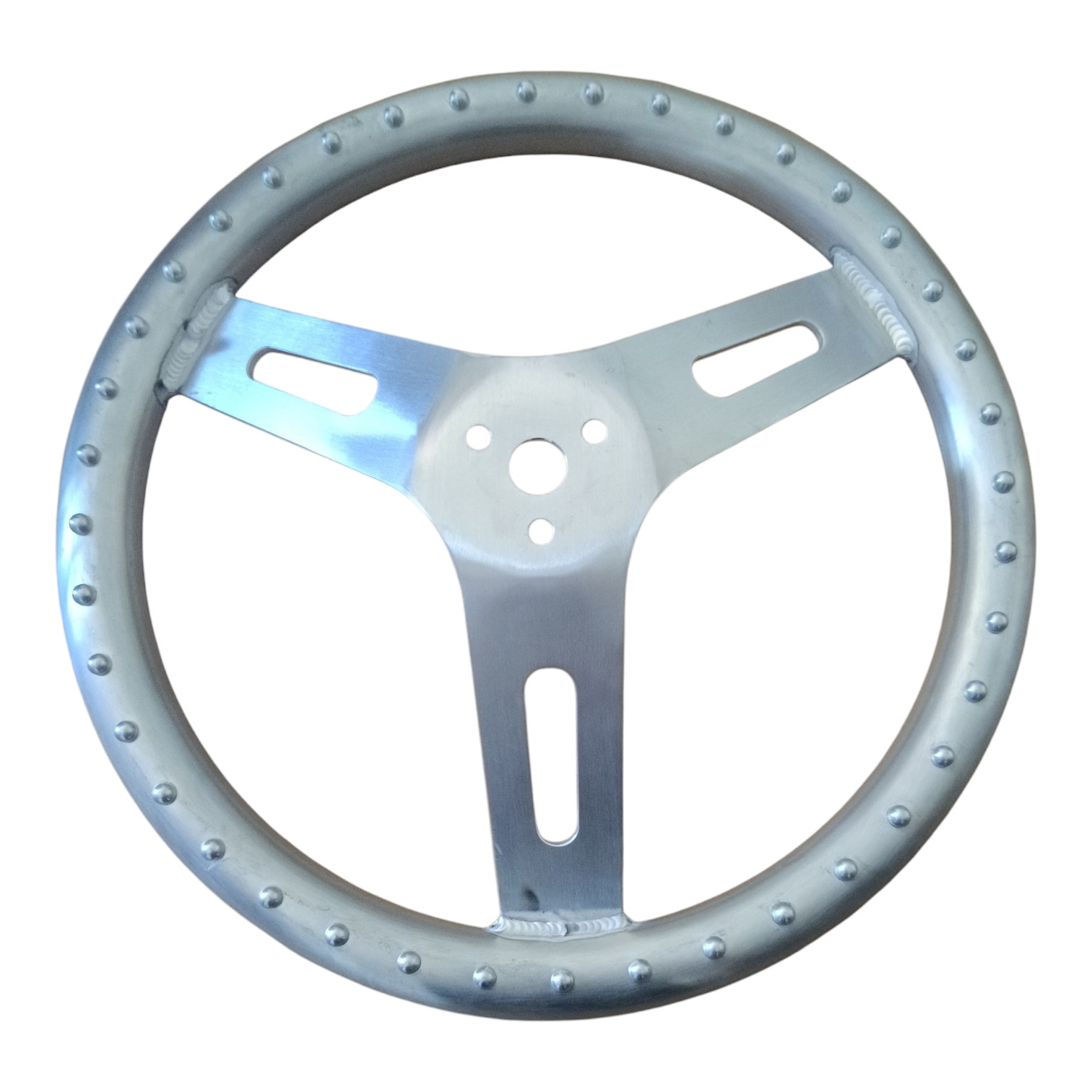 Aluminium Lenkrad 330mm silber