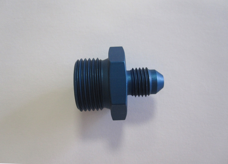 Aluadapter JIC/DIN  04AN, Dash 4 (7/16x20 UNF)  / M20x1,5