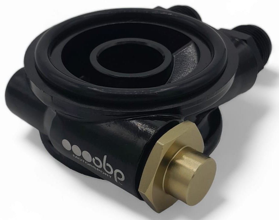 OBP Thermostat-Sandwichplatte für Ölkühler Adapterplatte mit Thermostat