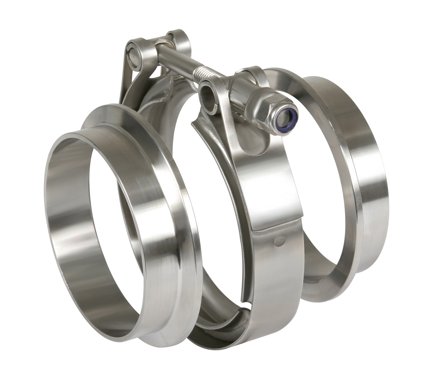 Powersprint Schnellverschluss-  T-Bandschellenset (V-Band) Ø 57 mm