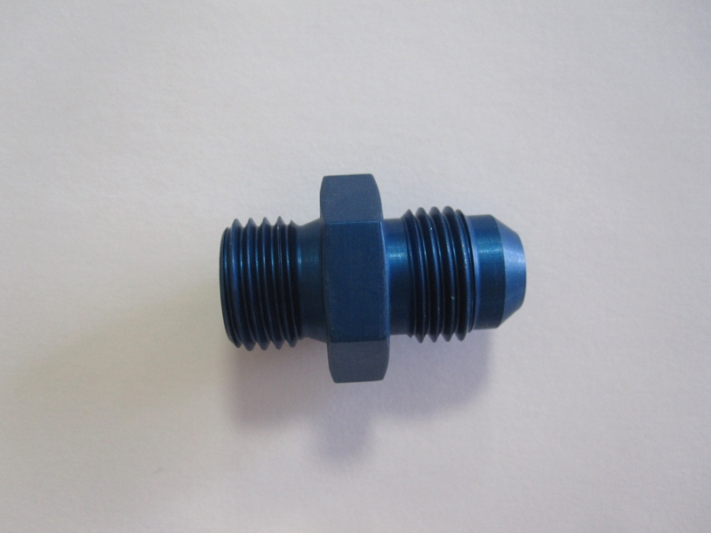 Aluadapter JIC/DIN 06AN, Dash 6  (9/16-18 UNF)  / M14x1,5