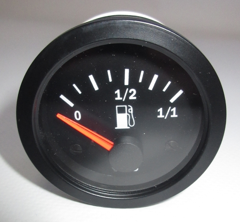 VDO Tankanzeige für Hebelgeber, Ø 52 mm Baureihe Cockpit Vision