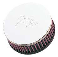 K&N Universalluftfilter, 62mm Flansch  Rund Zylindrisch, 127x127 51lg