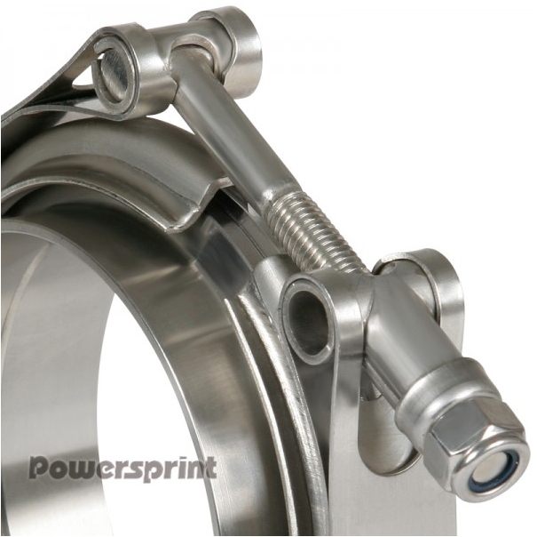 Powersprint Schnellverschluss-  T-Bandschellenset (V-Band) Ø 60 mm