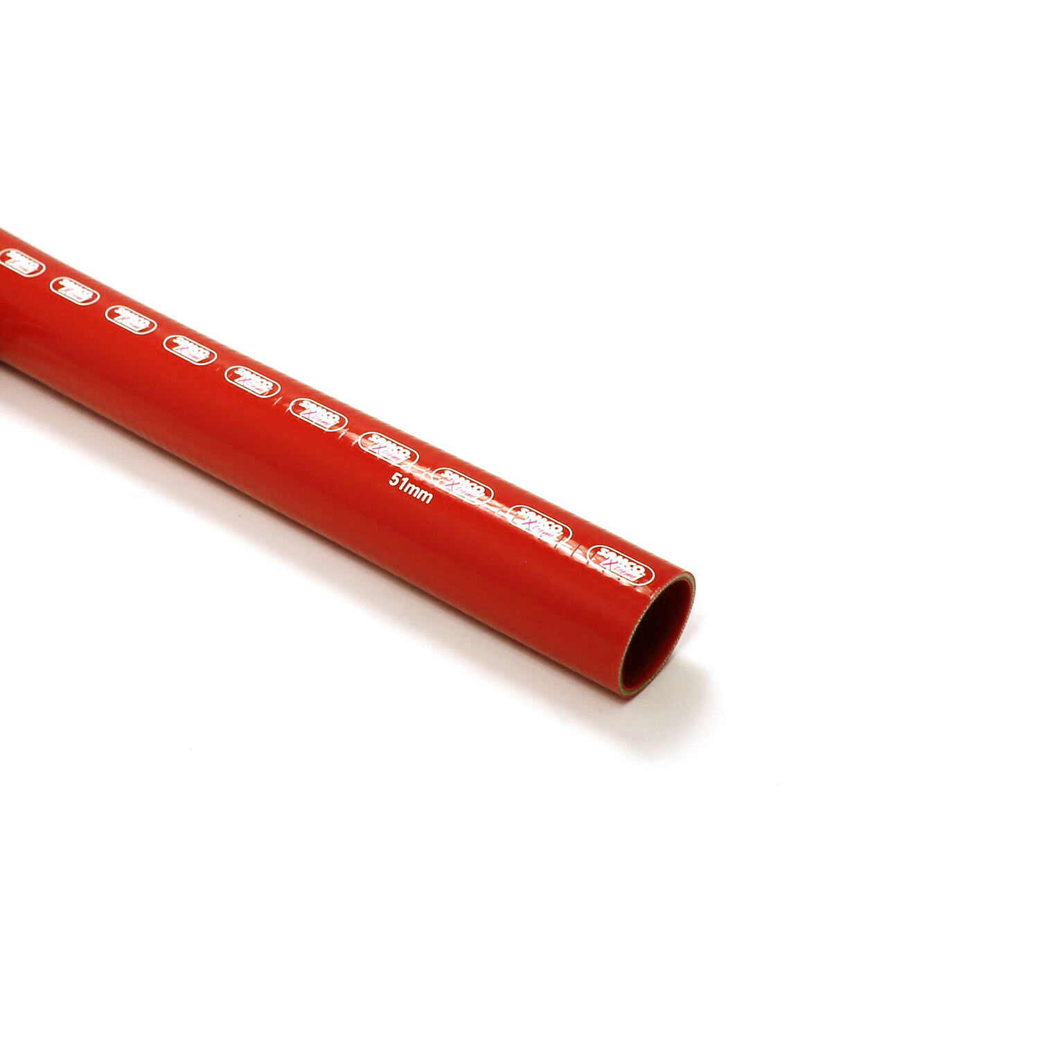 Samco Xtreme Silikon Schlauch 70mm   Gesamtlänge 1m rot