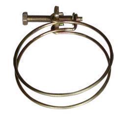 Doppeldraht-Schlauchklemme 107mm - 120mm