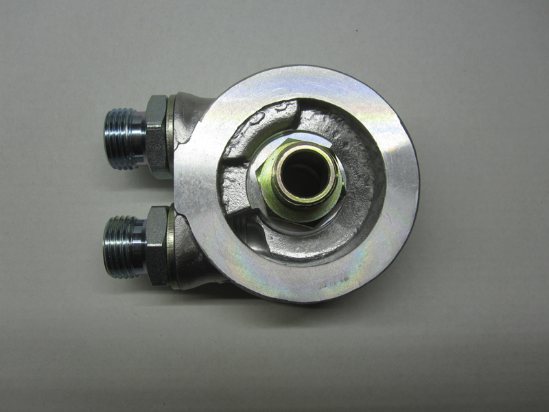 Mocal Ölkühler-Adapterplatte M18 Set  ohne Thermostat - Set mit 1/2 BSP Anschlüssen