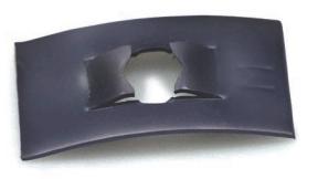 Schnellbefestigung für Wellen 2mm rechteckig (passend für Spal Nägel)