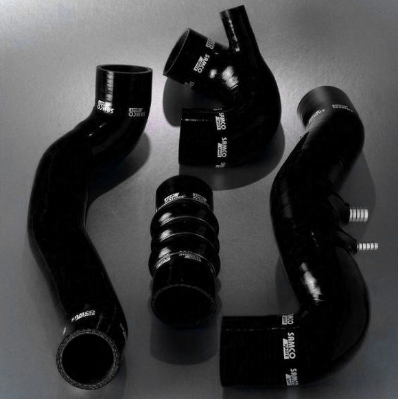 Samco Renault 21 Turbo Late Phase 2/3   4-teiliges Ladeluftsystem schwarz