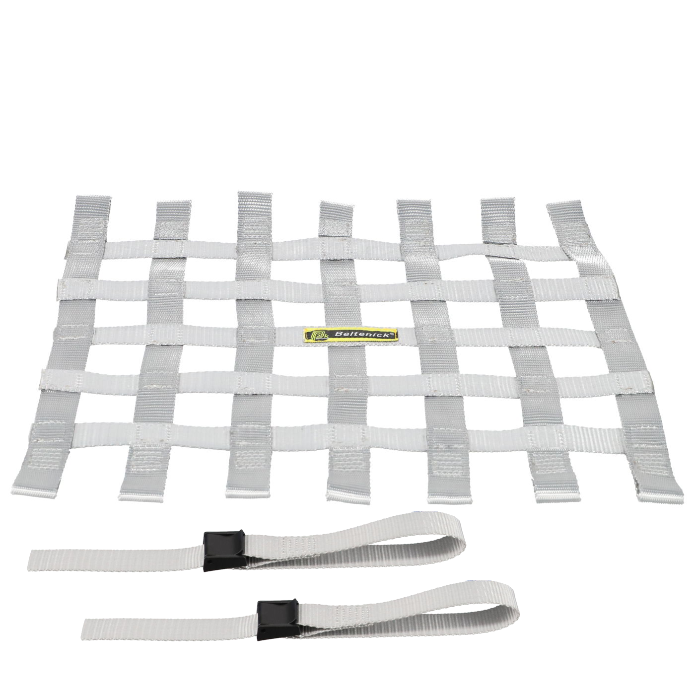 Beltenick Fensternetz WN20N  silber 40cm x 40cm, Quadratisch mit 2Straps