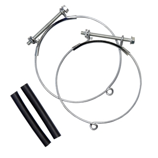 Schellen für 63mm Belüftungsschlauch VPE = Paar ( 2 Stück)