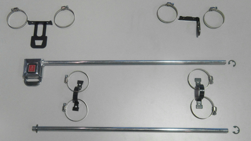 Beltenick Hardwarekit für Fensternetz links Seite: links