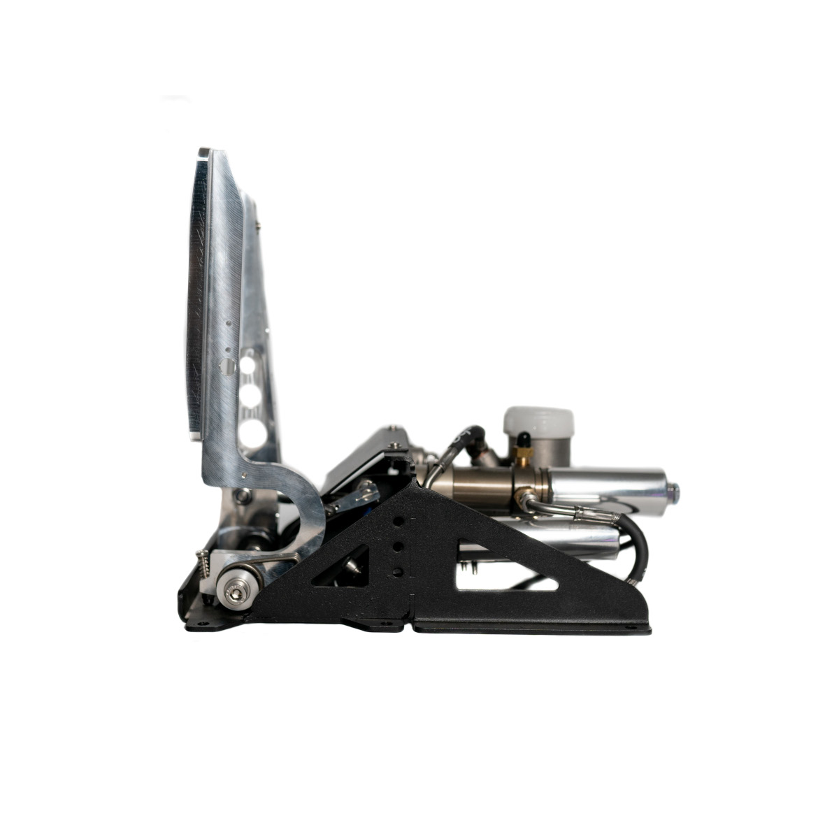 OBP Sim Racing E Sport Pedalbox silber  2 Pedale, incl. hydraulischer Bremse