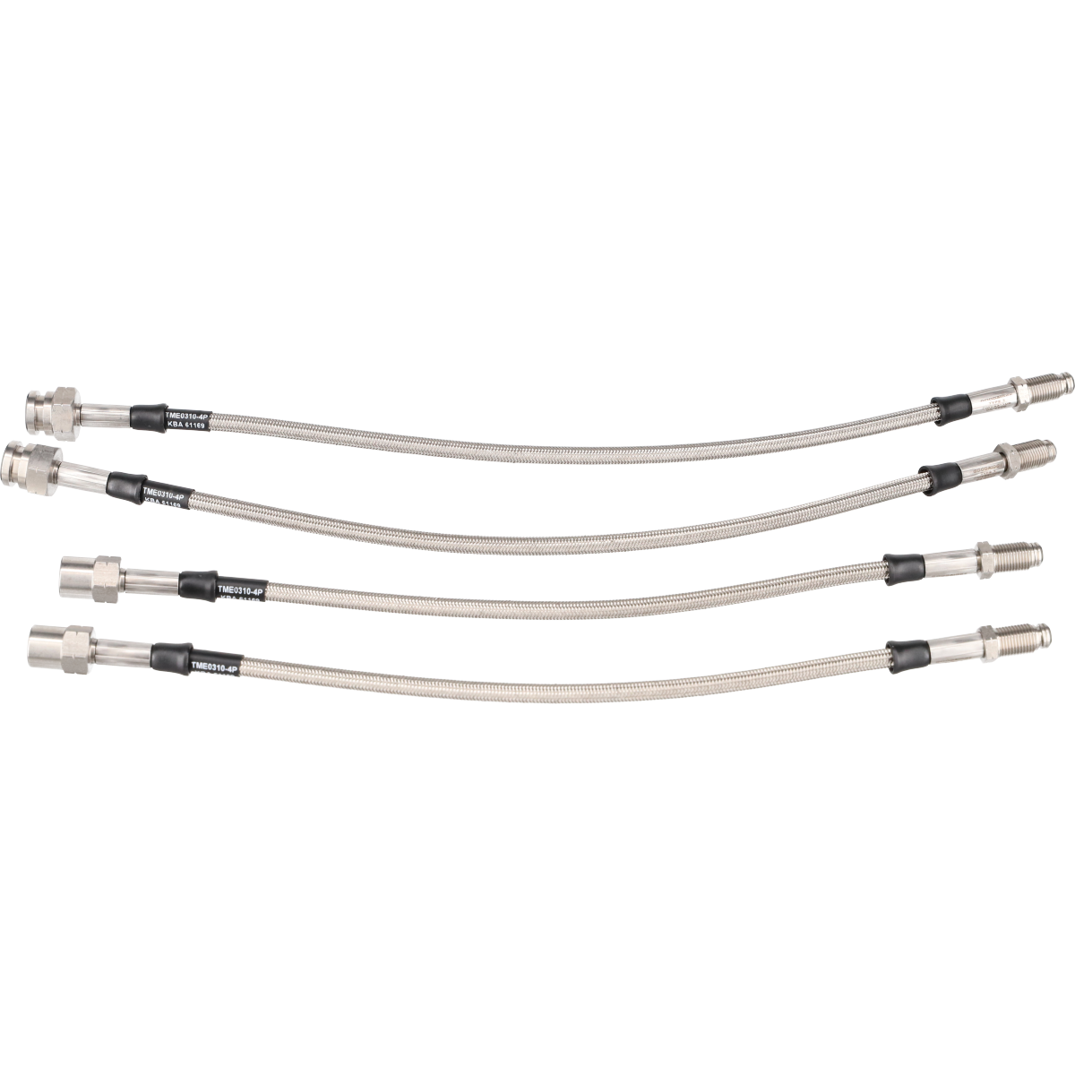 Goodridge Bremsschlauchsatz Mercedes (W124)  4-teilig  mit ABE  Baujahr 12/85 bis 06/93 mit ABE