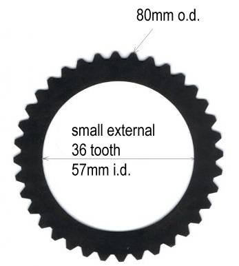 Gripper externe Sperrlamelle 1,7mm kleine Größe