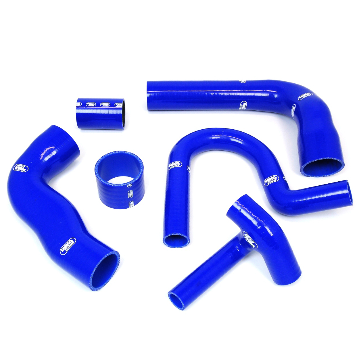 Samco Ford Focus RS (Mk2) 2.5L Turbo 09-   6-teiliges Ladeluftsystem blau