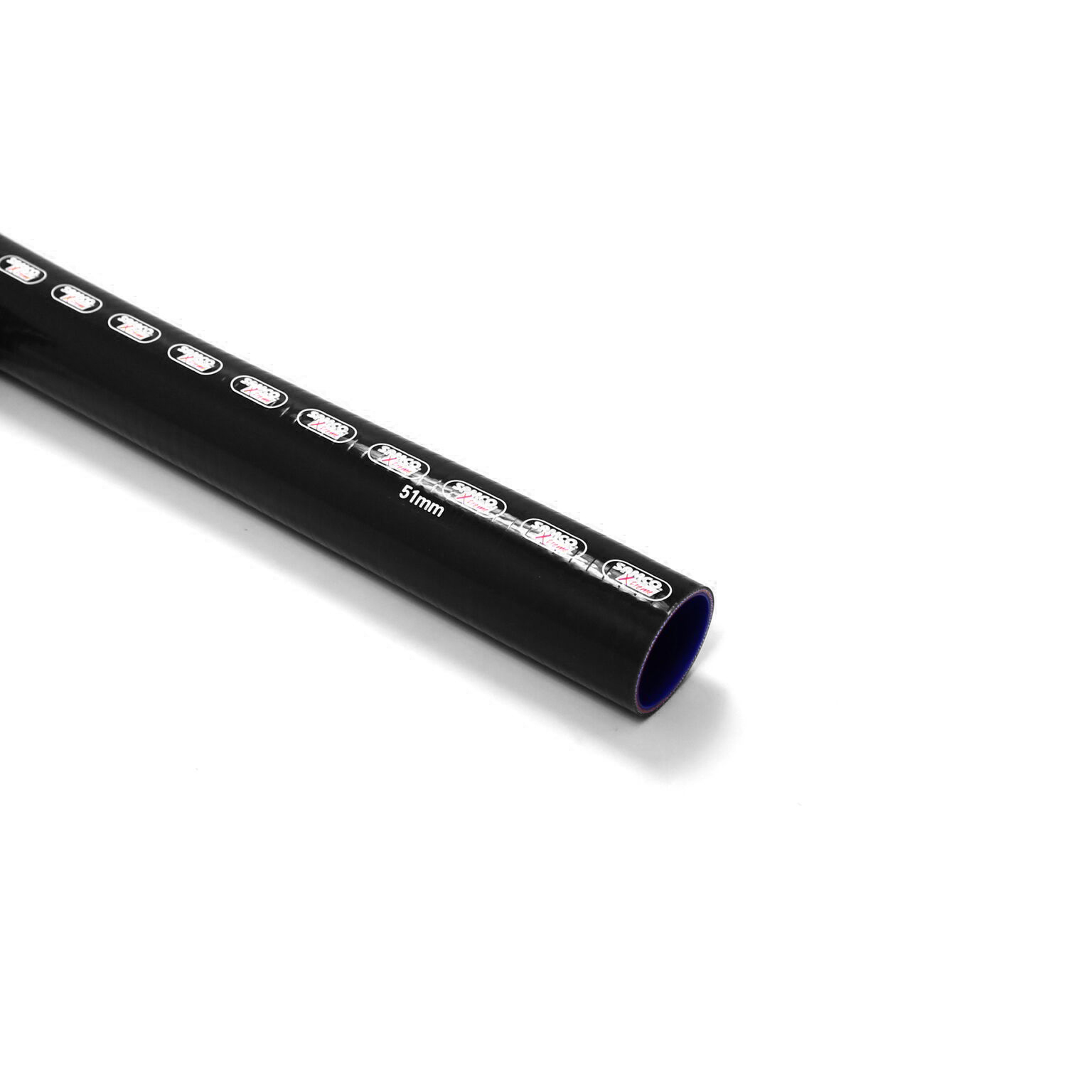 Samco Xtreme Silikon Schlauch 80mm   Gesamtlänge 1m schwarz