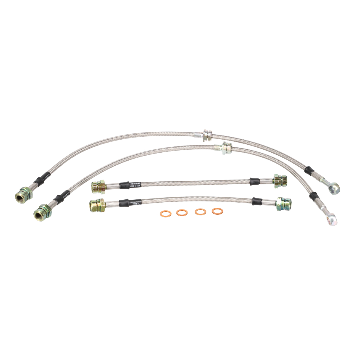 Goodridge Bremsschlauchsatz Seat Leon 1P1 + Altena  1,6 - 2,0TFSI  ab 09/05   4-teilig mit ABE
