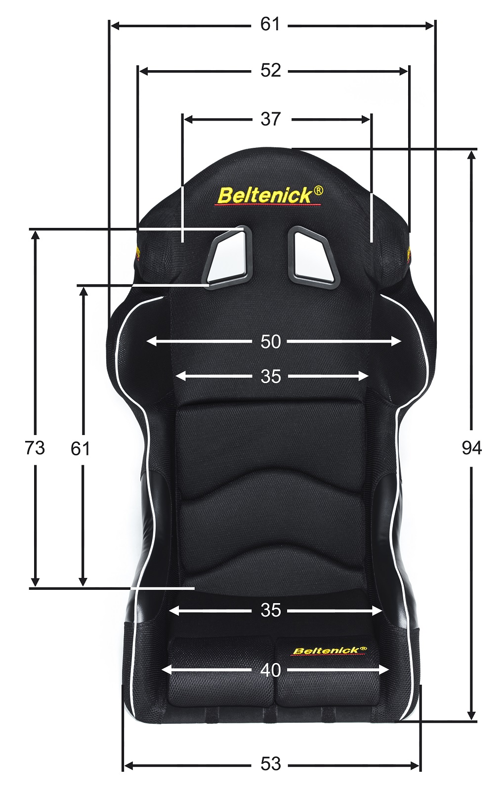 Beltenick Rennsitz RST 900 Ohrenschalensitz  Homologation FIA 8855-1999