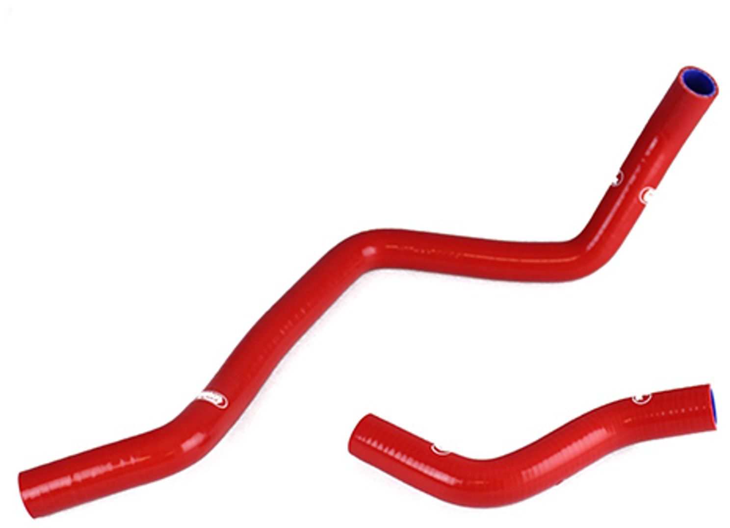 Samco Honda Civic EX/DX/CX/HX/VX/LX 1992-2000   2-teiliges Kühlwasser-Schlauchkit rot