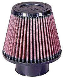 K&N Universalluftfilter, 76mm Flansch  Konische Rundform, 152x102 127lg