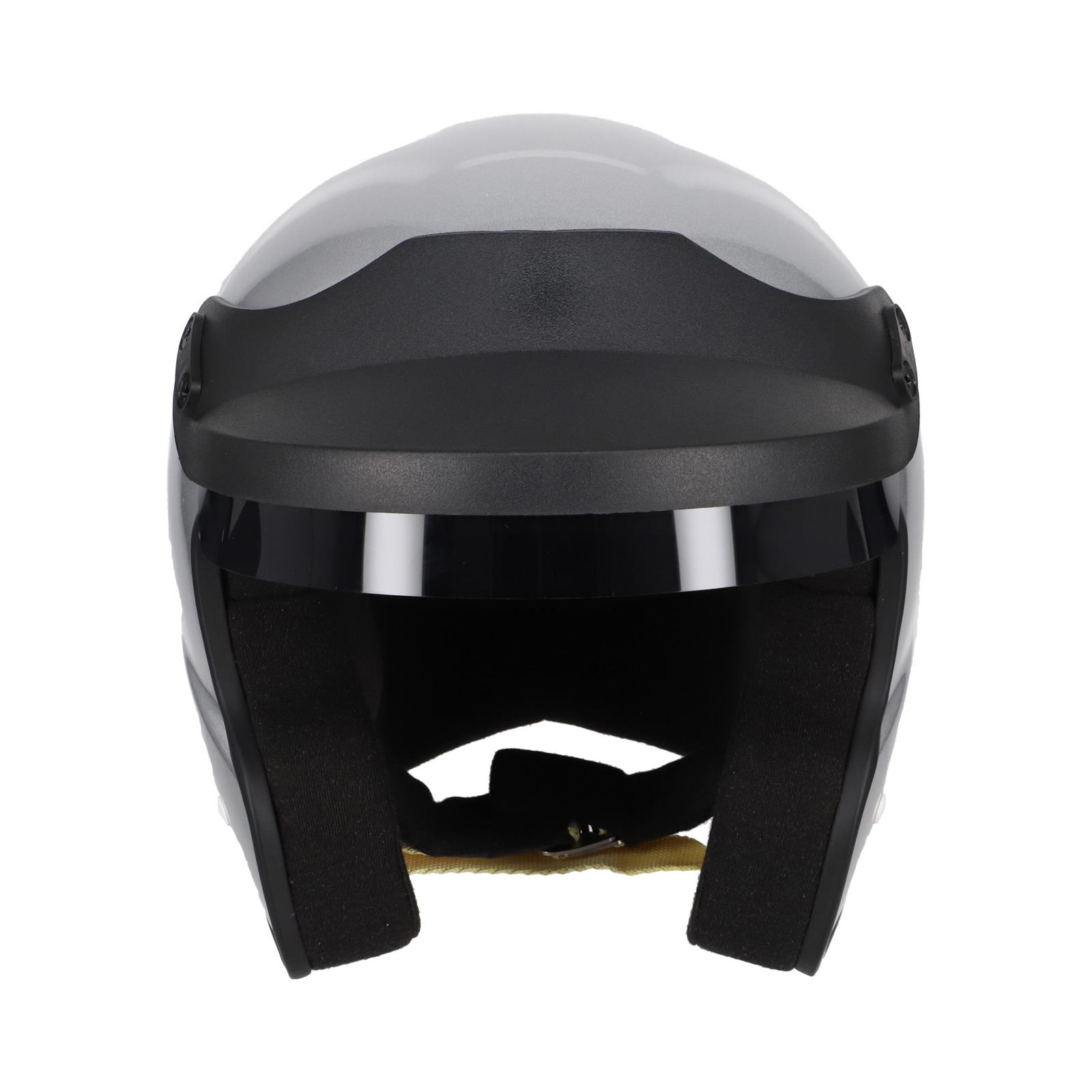 Beltenick OF Racing silber mit Hans Clips Homologation FIA 8859-2024 / 2015 Jet Helm