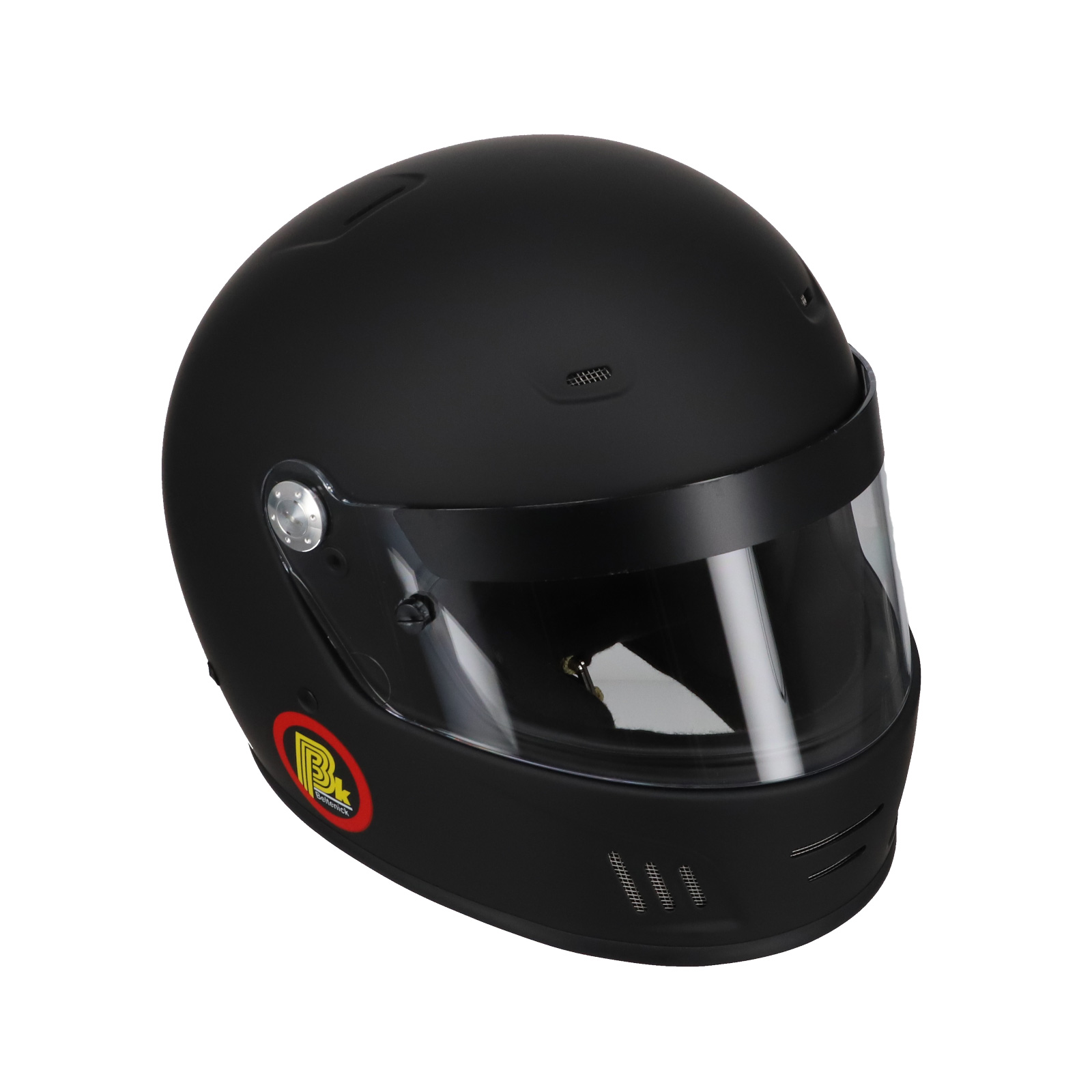 Beltenick FF Racing Integralhelm schwarz FIA 8859-2015 mit M6-Terminals