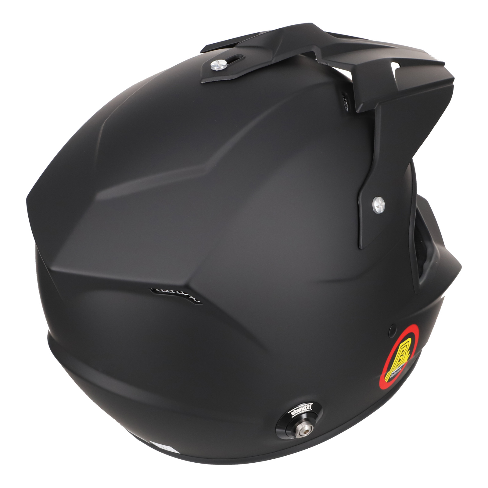 Beltenick FIA Cross Helm schwarz matt  mit Hans Clips FIA 8859-2015 / FIA 8859-2024