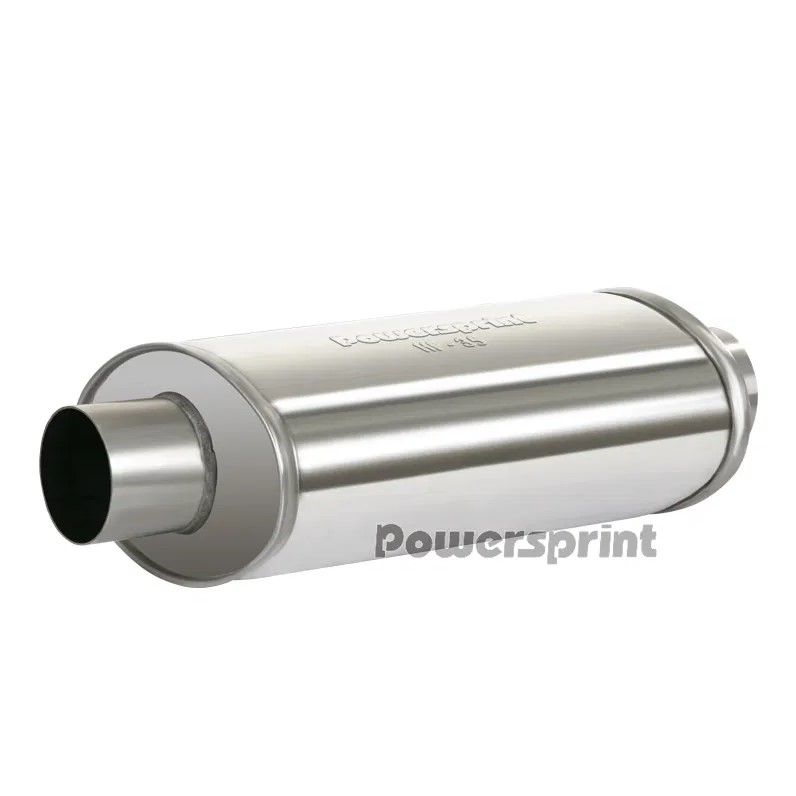 Powersprint Schalldämpfer HF-35  oval einflutig Ø 50mm 470 mm Länge