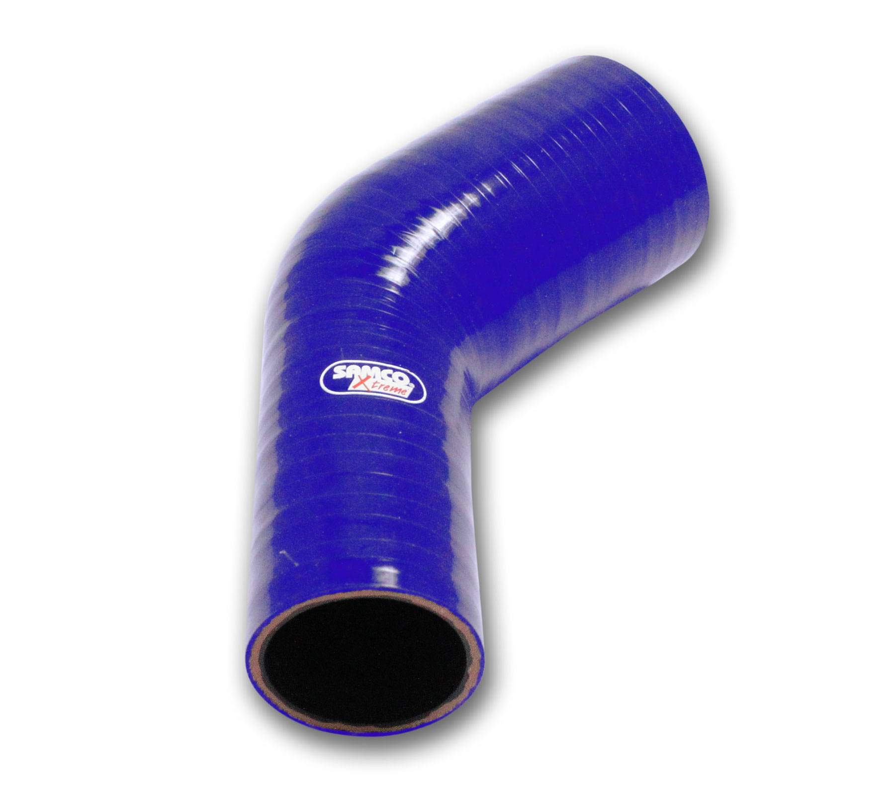 Samco Xtreme Reduzierstück 45° 65-60mm   blau
