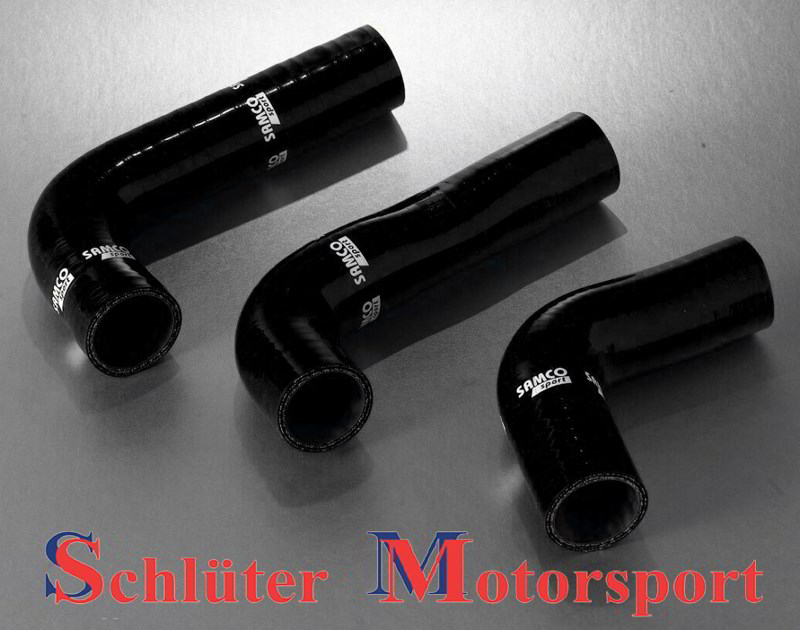 Samco Alfa Romeo 164 V6 3.0 12v   3-teiliges Kühlwasser-Schlauchkit schwarz