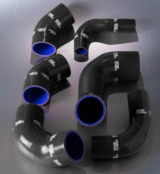 Samco Mitsubishi Lancer EVO 7 CT9A / EVO 8 US Spec   6-teiliges Ladeluftsystem schwarz