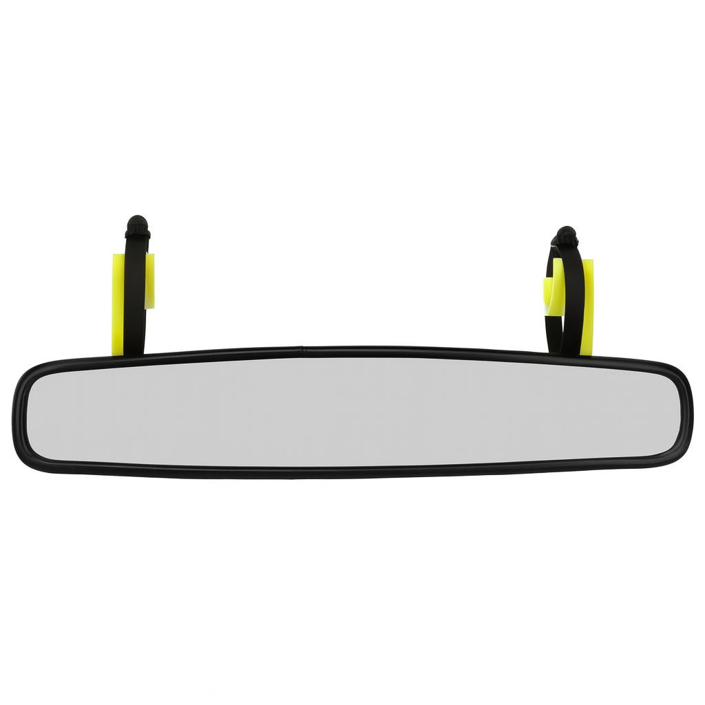 Weitwinkel Innenspiegel 355mm Spiegel Gelb incl. Montageset (3D Druck) für 40mm Rohrdurchmesser