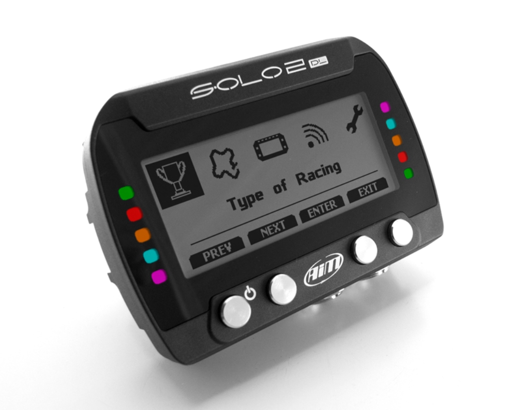 AIM Solo 2 DL Laptimer GPS Laptimer Datalogger mit integriertem Beschleunigungssensor