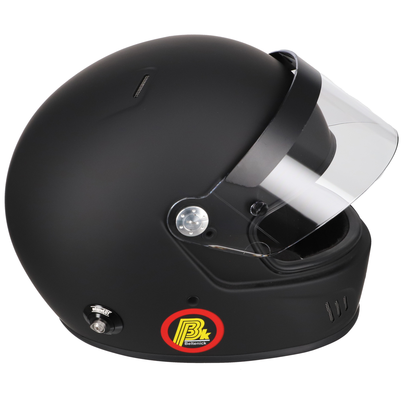 Beltenick FF Racing Integralhelm schwarz FIA 8859-2015 mit HANS-Clips