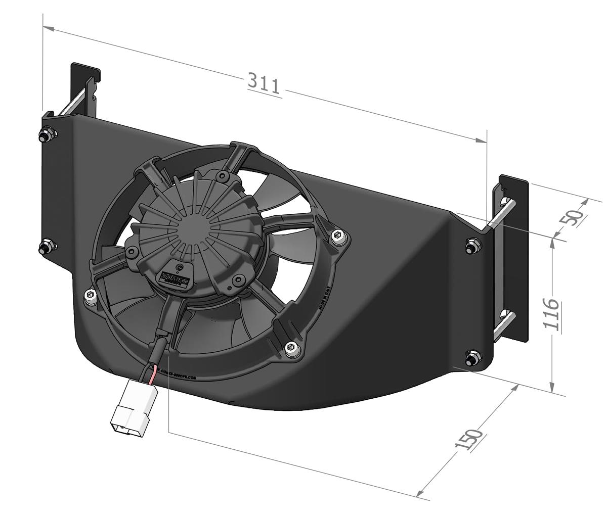 OCF16 Dimensions