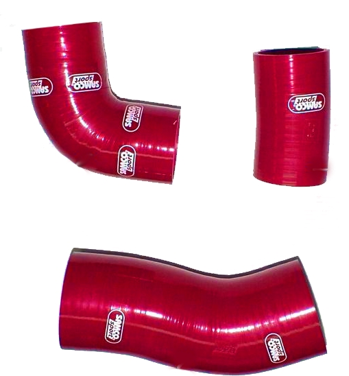 Samco Nissan Silvia S14 SR20DETT R/H drive & L/H drive   3-teiliges Ladeluftsystem rot