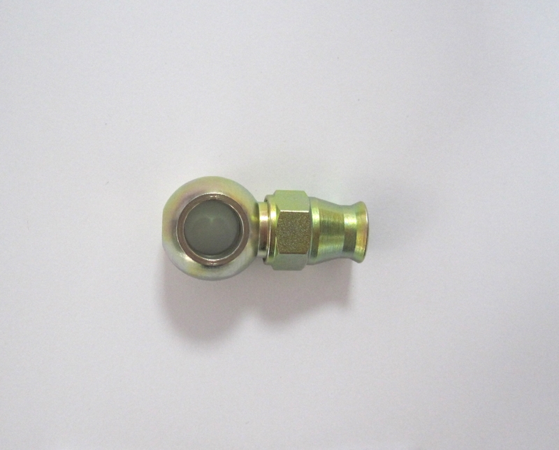 Anschluß Banjo 11mm kurz Stahl  7/16 AN04