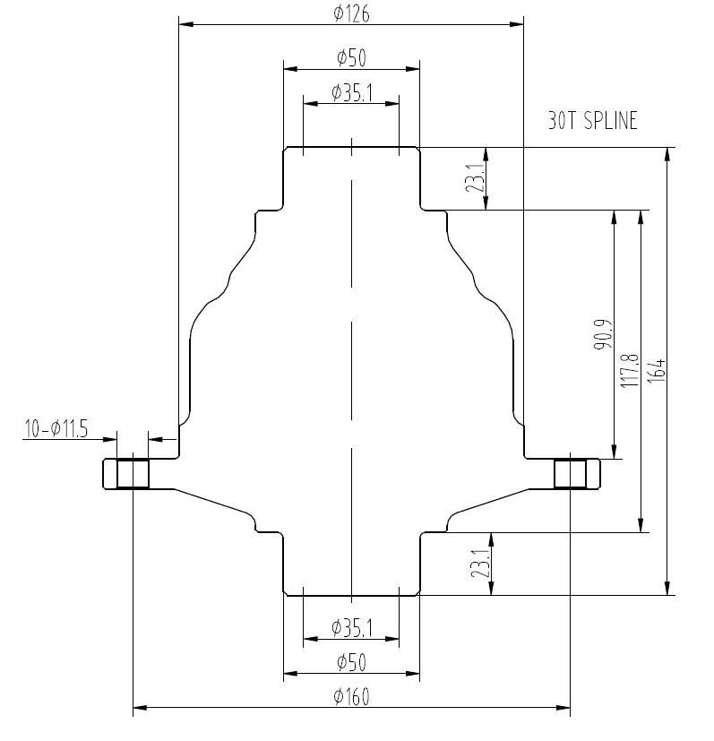 Blackline Schneckenrad-Differentialsperre Subaru/Toyota  Torsen System