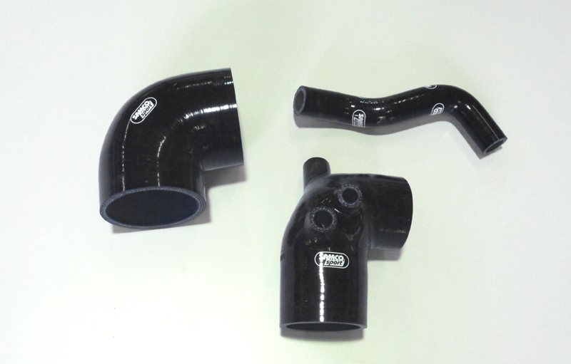 Samco Subaru Impreza Turbo GC8 Vers.1&2 JDM Import Vers.   3-teiliges Ansaugschlauchkit schwarz