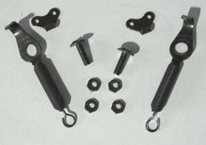 Haubenhalter schwarz (Feder)  Federkit (GE53B)