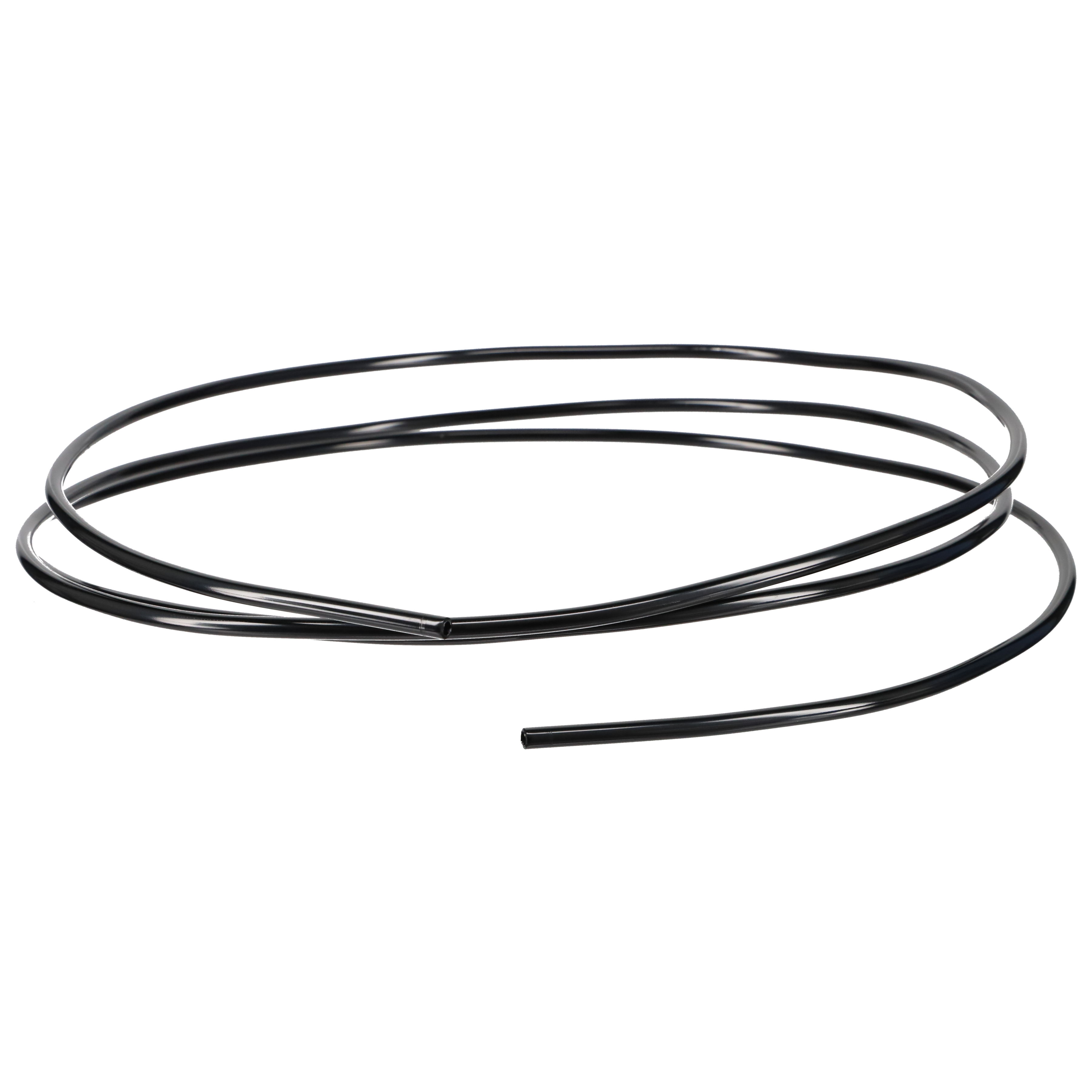 Aluminium Rohrleitung 8,0mm schwarz  5/16 Zoll 1 Rolle = 4m