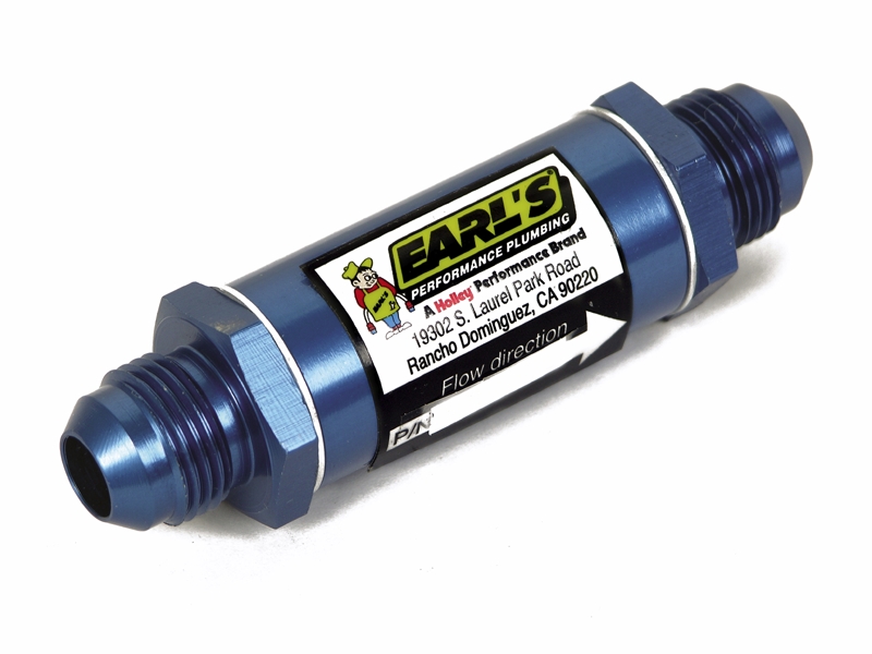 Benzinfilter, Kraftstofffilter Flachsieb 85 Micron  Inline Filter
