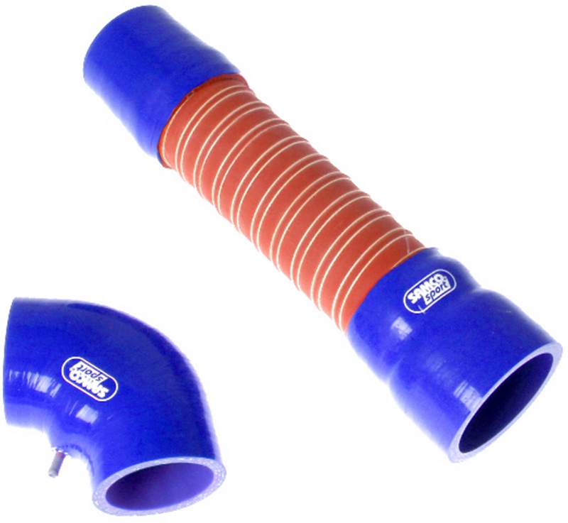 Samco Audi Quattro UR Turbo 10v 2.2Ltr 5cyl 2-teiliges Ansaugschlauchkit blau