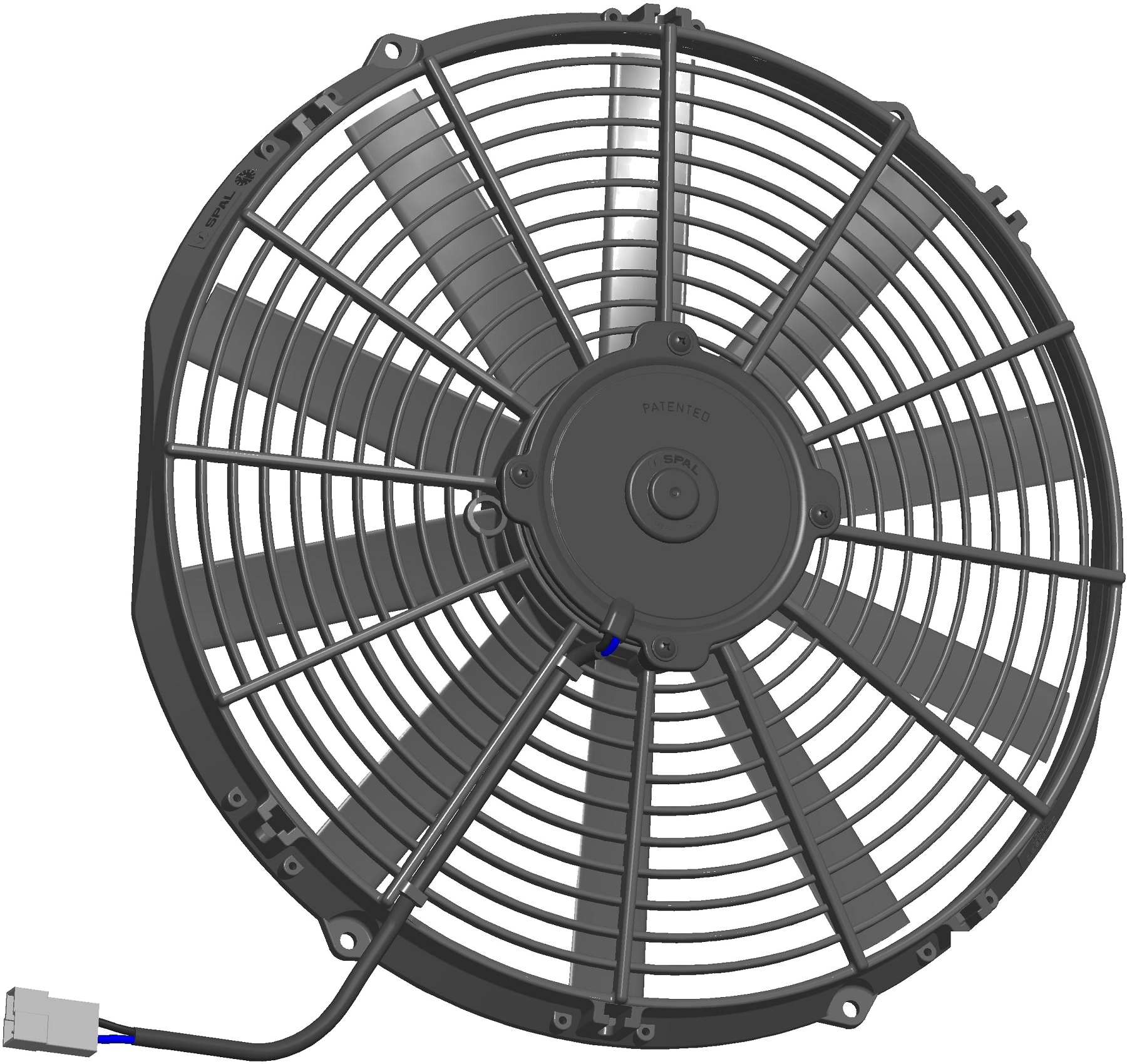 Spal Kühlerventilator VA08-BP51/C-23A 24V D382-D350 T=62 / 2280m³ saugend