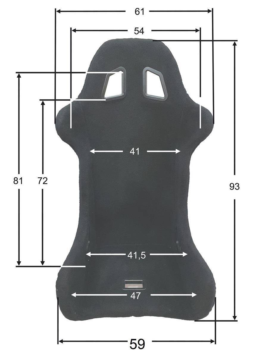 Beltenick Rennsitz RST 800 Vollschalensitz  Größe XXL schwarz Carpet FIA 8855-1999