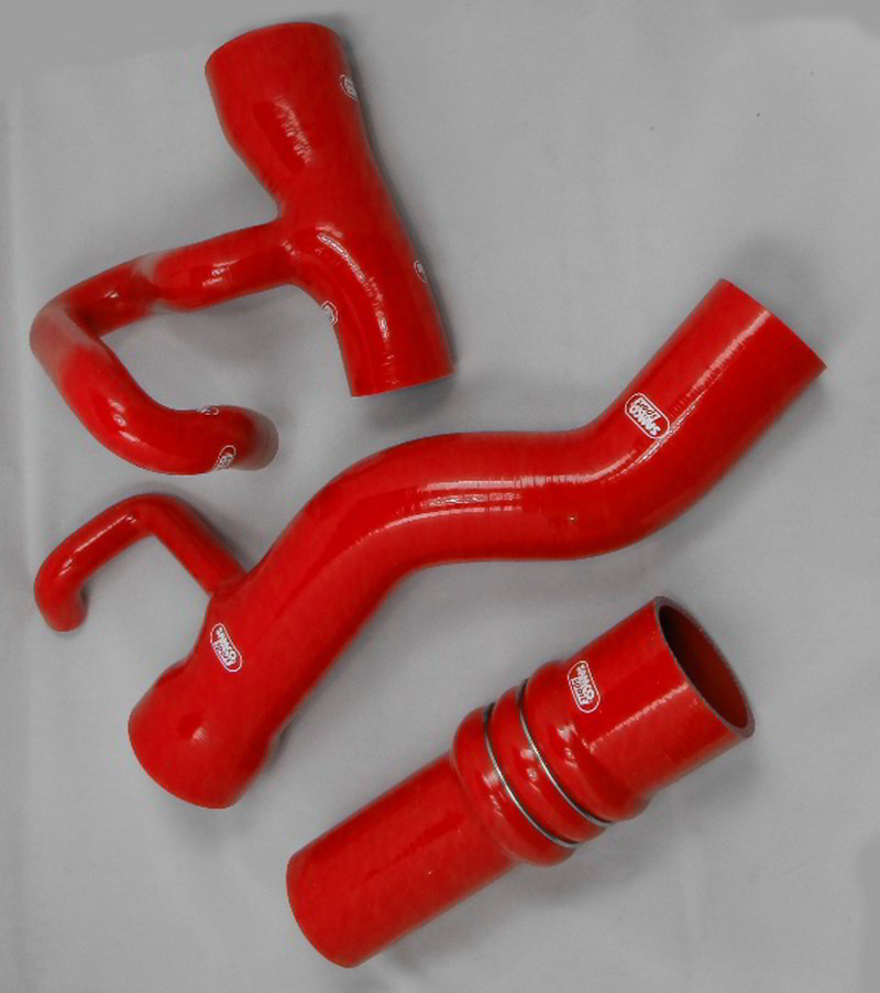 Samco Audi S4 C4 2.2L    3-teiliges Ladeluftsystem rot