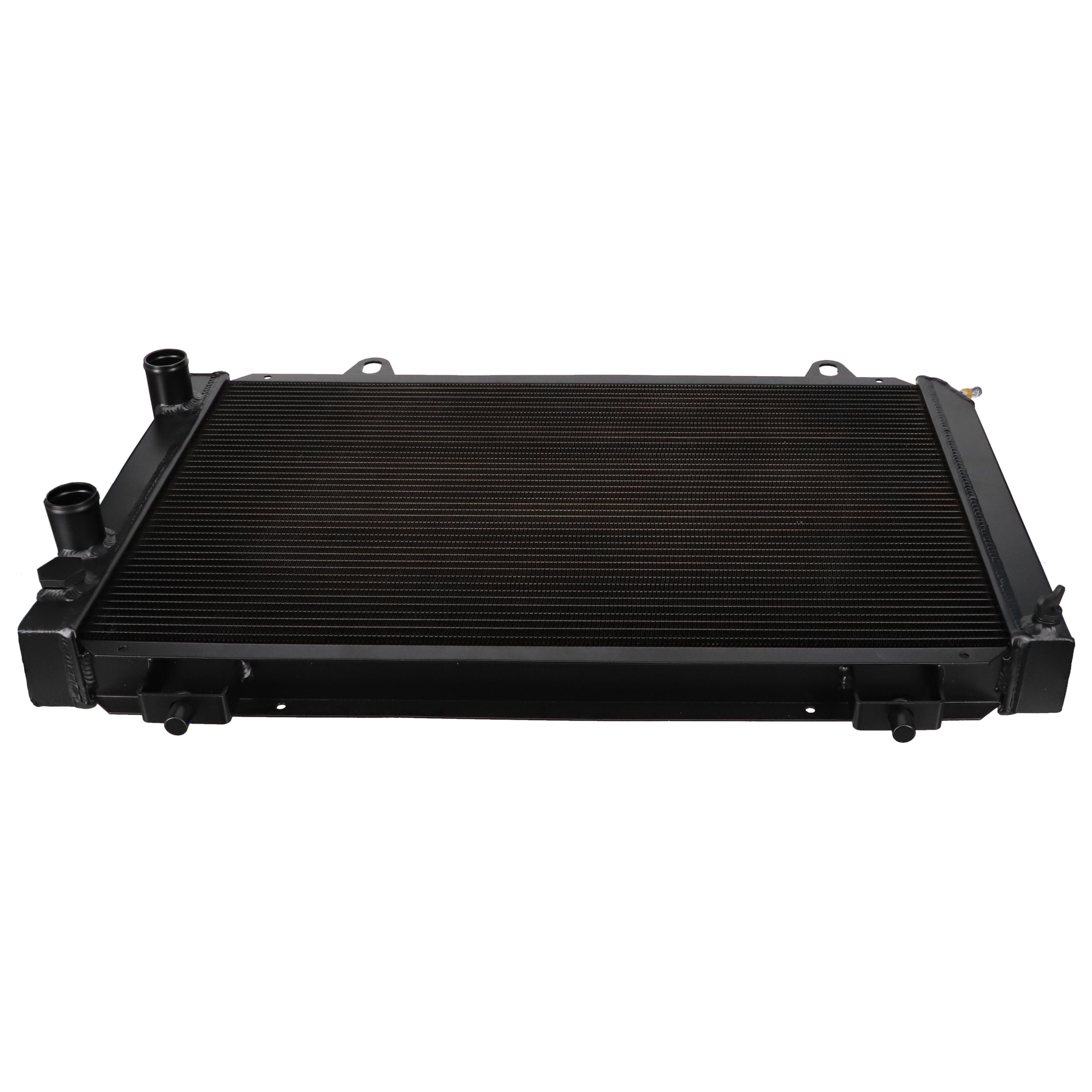 Dual Pass Vollaluminium Wasserkühler 52mm Netz links 740mm x 540 x 90mm Anschlüsse links